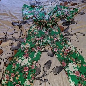 Women's floral jumpsuit